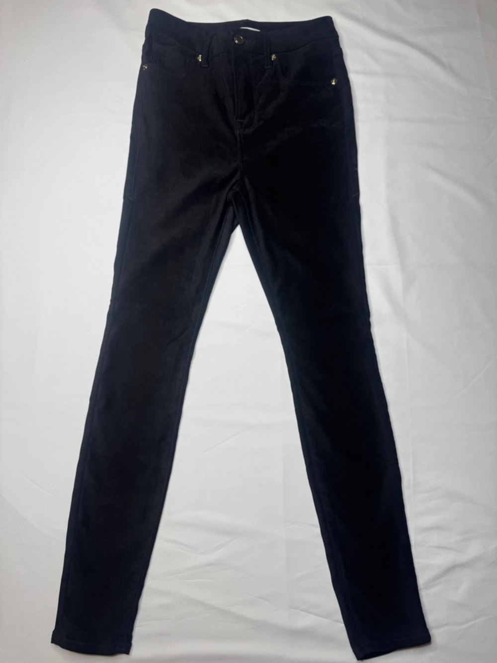 Good American Good Legs Skinny Jeans Size 2/26 Black Stretch High Rise